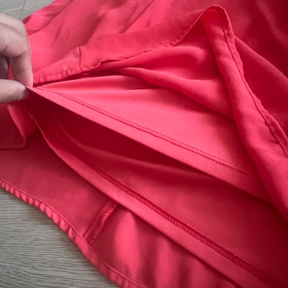 Vibrant Coral Pink Crosscross Strappy Romper - Picture 5 of 12